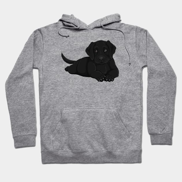 Labrador Puppy Hoodie by lilnellan